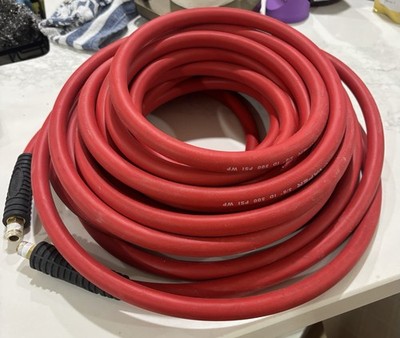 Hybrid Air Hose 3/8-Inch x 50FT，300 PSI Heavy Duty, Lightweight, Kink Resistant