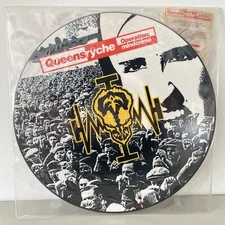 Queensryche Operation Mindcrime Picture Disc Original Sleeve Vinyl Record Rare