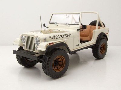 Jeep CJ-7 1979 weiß Dixie Dukes of Hazzard ähnlich Modellauto 1:18 Greenlight