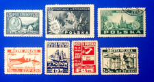 POLAND -  1945-1947 - Complete Sets as scarcer USED Examples