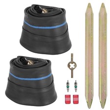 ZANGOME Heavy Duty 2.50/2.75-10" Motorcycle 2-Pack TR4 straight valve stem