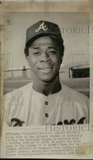 1970 Ralph Garr The Atlanta Braves 5X9 Historic Original Vintage Press Photo