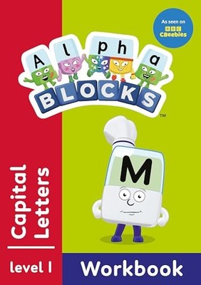Alphablocks Capital Letters (Red Level Workbook) by Alphablocks NEW BOOK