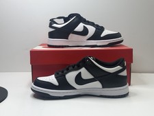 Nike Dunk Low GS White/Black Leather Sneakers US 6Y UK 5.5 EU 38.5