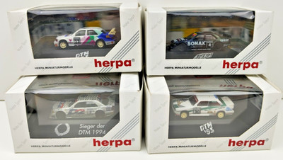 Herpa 4x Mercedes BMW DTM 1993-1994 D2 TABAC SONAX 1:87 Sammlung OVP