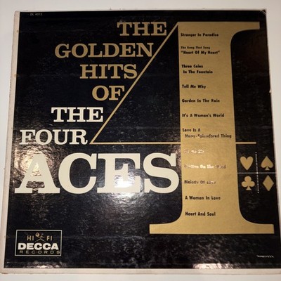 The Golden Hits of the Four Aces - 1960 Decca DL4013 Vinyl Record LP 