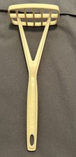 Vintage Foley Potato Masher Lightweight Nylon Plastic Beige USA