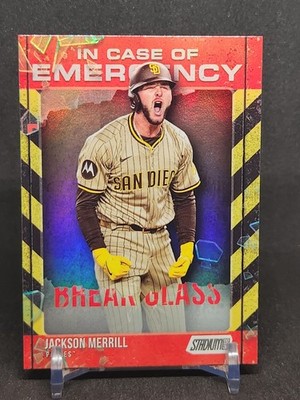 2025 Topps Stadium Club - #ICE-4 Jackson Merrill - In Case of Emergency - Padres