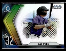 2022 Bowman #BTP-32 Zac Veen Bowman Scouts' Top 100