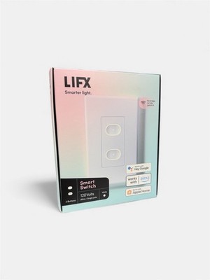 LIFX 2-Button Smart Switch in-Wall Wi-Fi Smart Switch White (BRAND NEW)