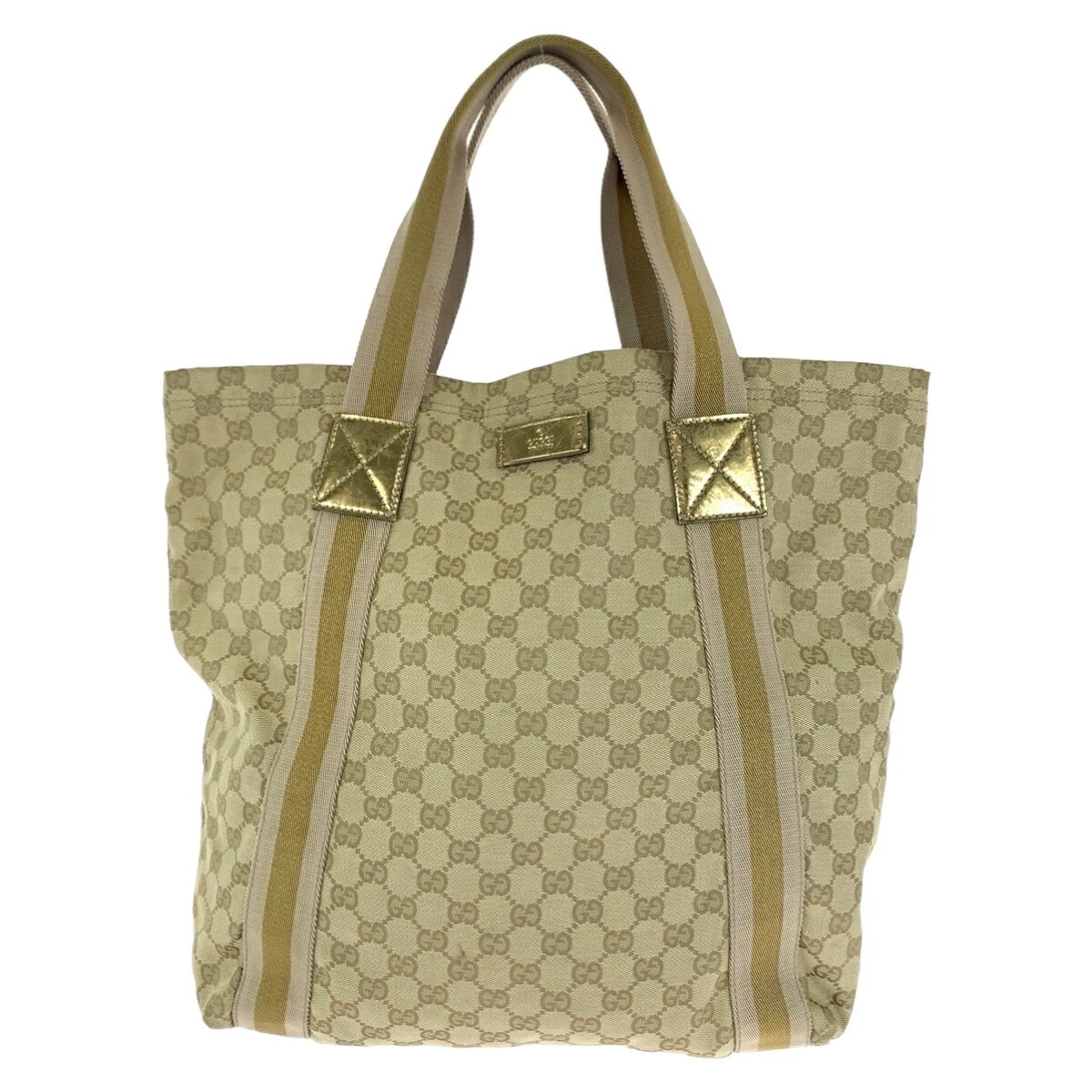 Beauty GUCCI Sherry Line beige or GG toile 189669 sac fourre tout sac à bandoulière femme
