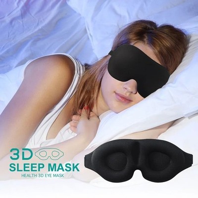 3D Sleeping Eye Mask   Light Blocking Comfortable Sleep Mask