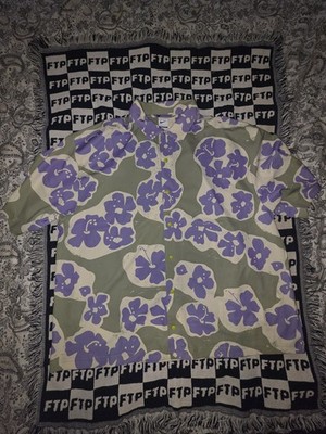 Nike x Naomi Osaka Tennis Collection,  Short Sleeve, Button Up Floral Shirt