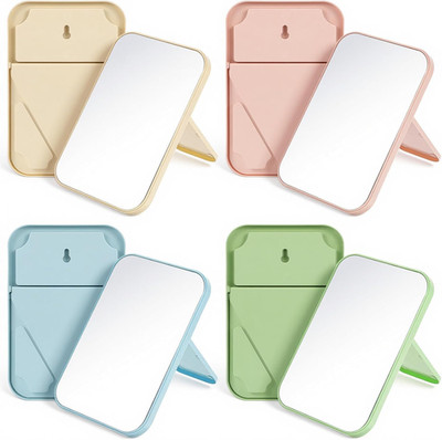 8 Pack Desktop Makeup Mirrors, 8'' Adjustable Portable Foldable Travel Mirrors, V