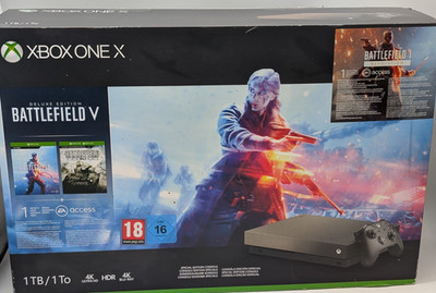 Microsoft Xbox One X 1TB Battlefield V Gold Rush Special Edition