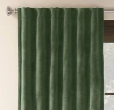 Threshold 50"x84" Green Velvet Blackout Curtains - 1 Panel