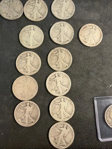 [Lot of 18]WALk LIBERTY .50  KEYsAnd 2 Barbers 5-21s, 1-17d, 12-17s, 04, 08o