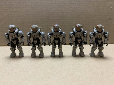 5x Mega Bloks Construx Halo Bloks Spartan Building Figures Toys Gifts