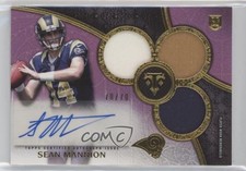 2015 Topps Triple Threads Rookie Relics Purple 70/70 Sean Mannion #121 Auto y3k