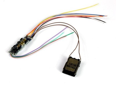 ESU 58923 LokSound 5 Nano DCC Wunschsound, Kabel Einzellitzen, mit Lautsprecher