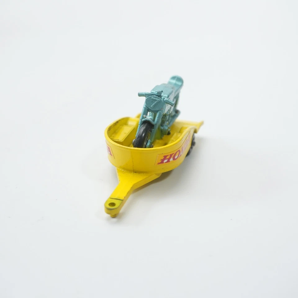 Matchbox Superfast No 38 Honda Motorcycle And Trailer Model Excellent - Image 2 of 4