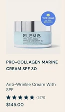 Elemis Pro-Collagen Marine Cream SPF 30  Super Size  3.3 fl. oz NIB