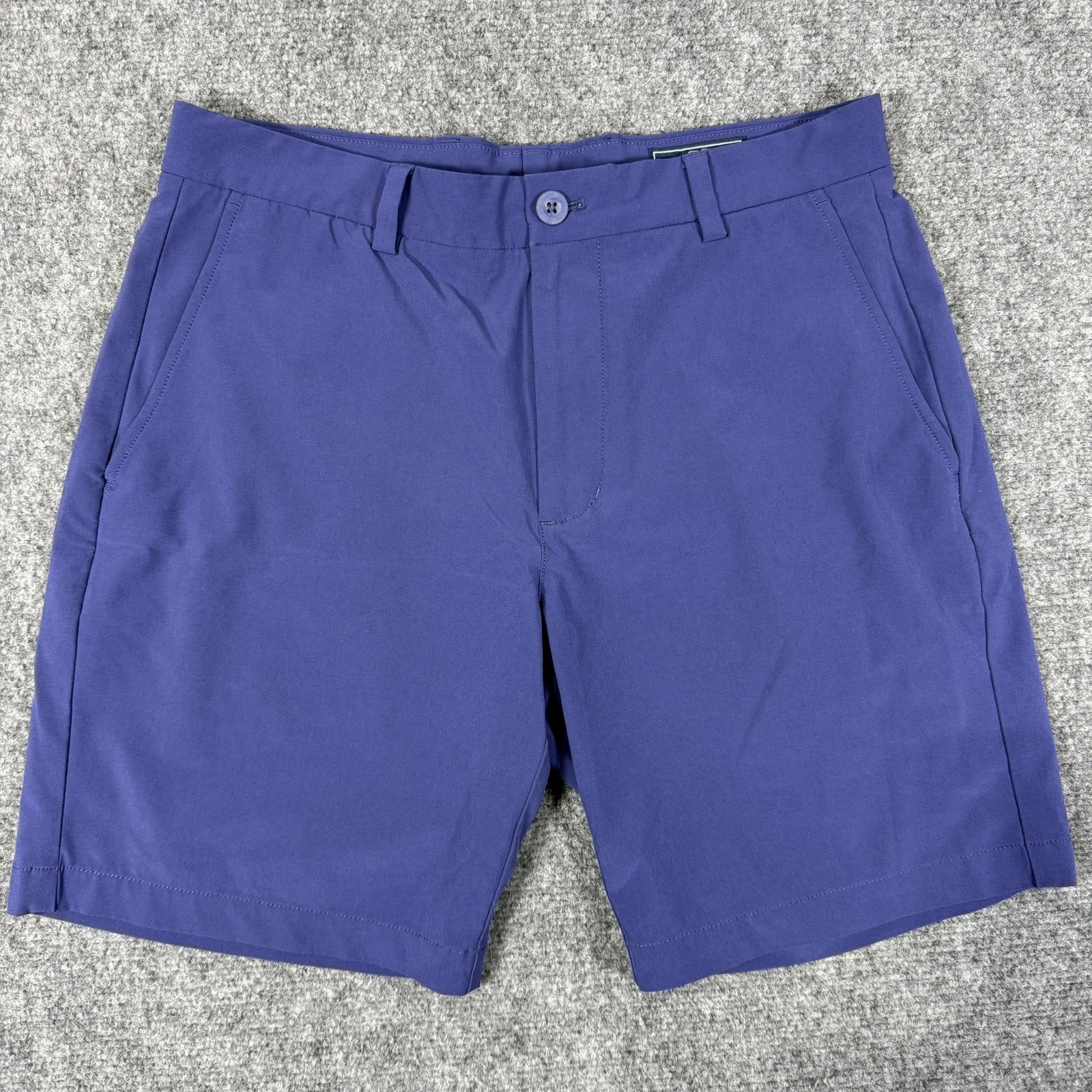 🐳 Vineyard Vines Performance Breaker Shorts 32 Blue Stretch Golf Chino Mens 9