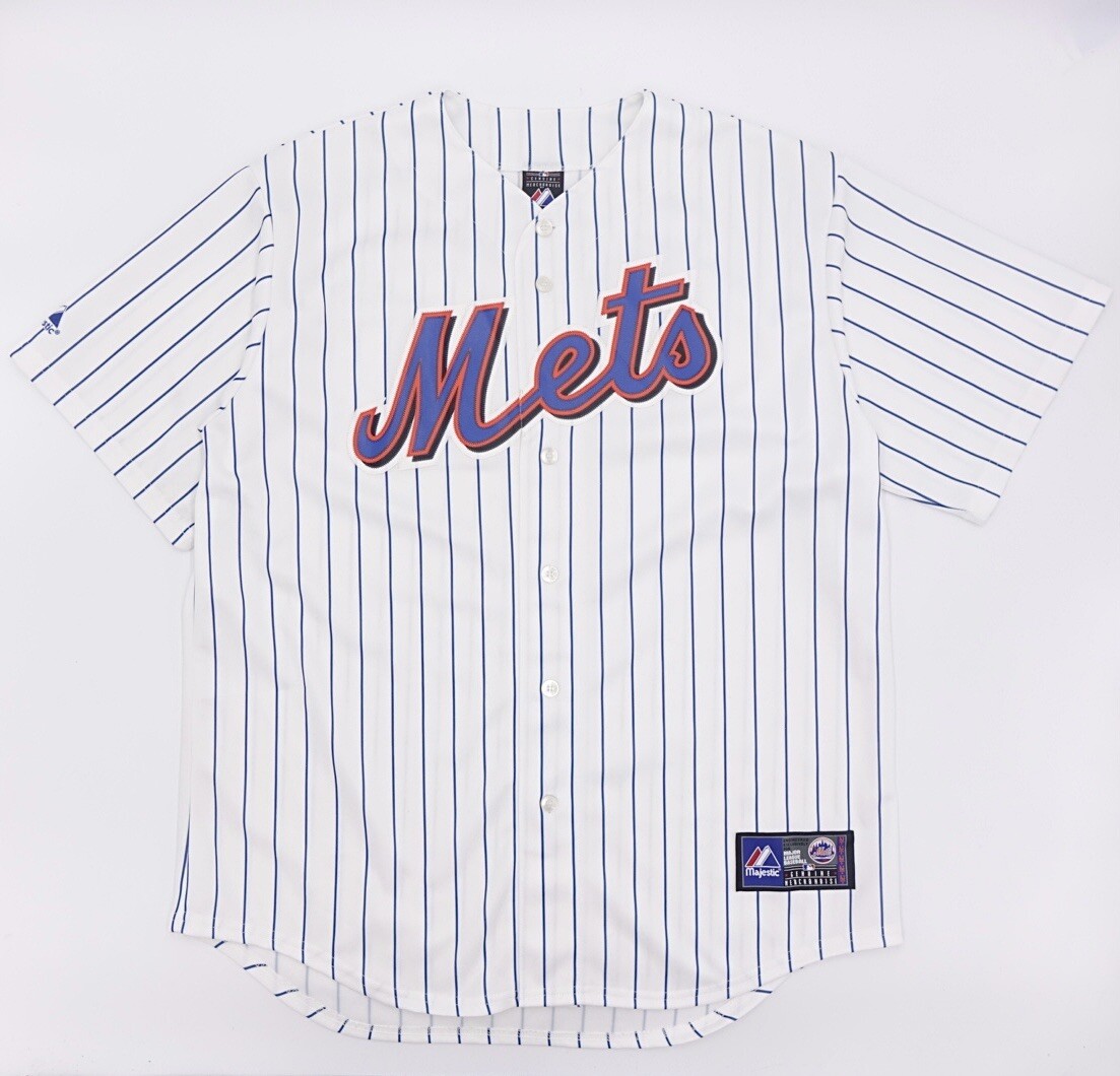 Size Large - Vintage New York Mets Baseball Jersey by Majestic