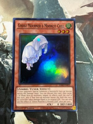 Yugioh Ghost Mourner & Moonlit Chill (Alternate Art) Super Rare RA02 | eBay