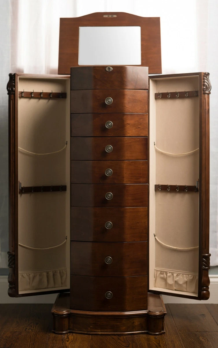 Large standing jewelry box sale