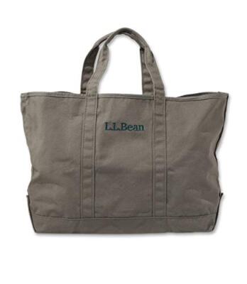 L.L.Bean Grocery Tote Bag Large Size Dusty Olive | eBay