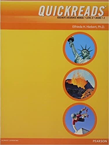 QuickReads Level D Teachers Resource Manual Book 1 2 3 Quick Reads 2012 Revised - Picture 1 of 1