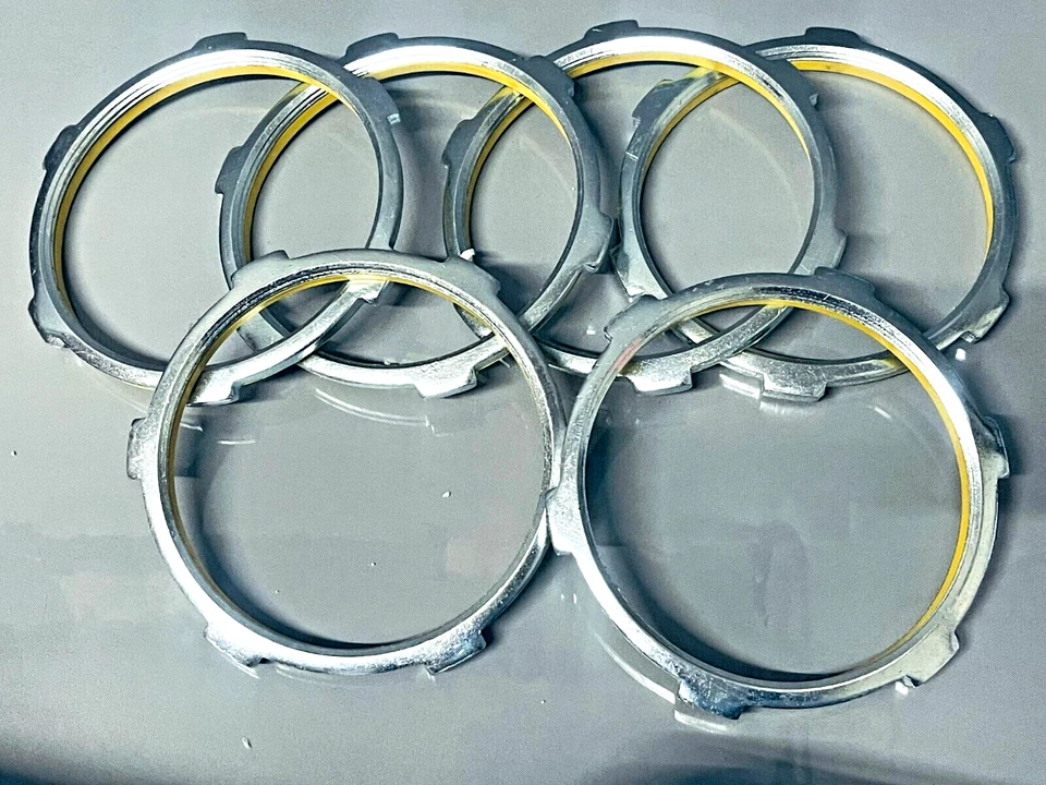 Arlington SL600 6" Acero Sellado Tuercas Chapado Acero PVC Moldeado Sello Paquete de 6 Foto 2 de 4