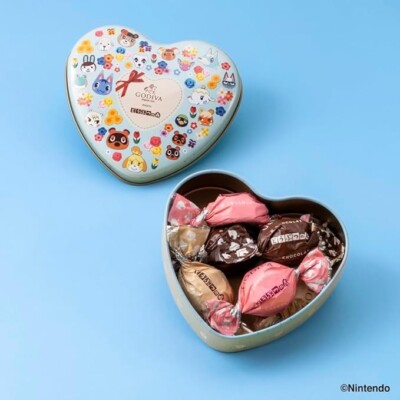 GODIVA meets Pikmin / Animal Crossing Chocolate Assortment 4types
