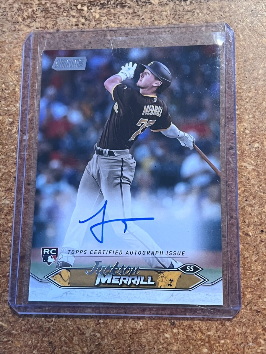 2024 Topps Stadium Club Baseball # SCBA-JME Jackson Merrill RC 
