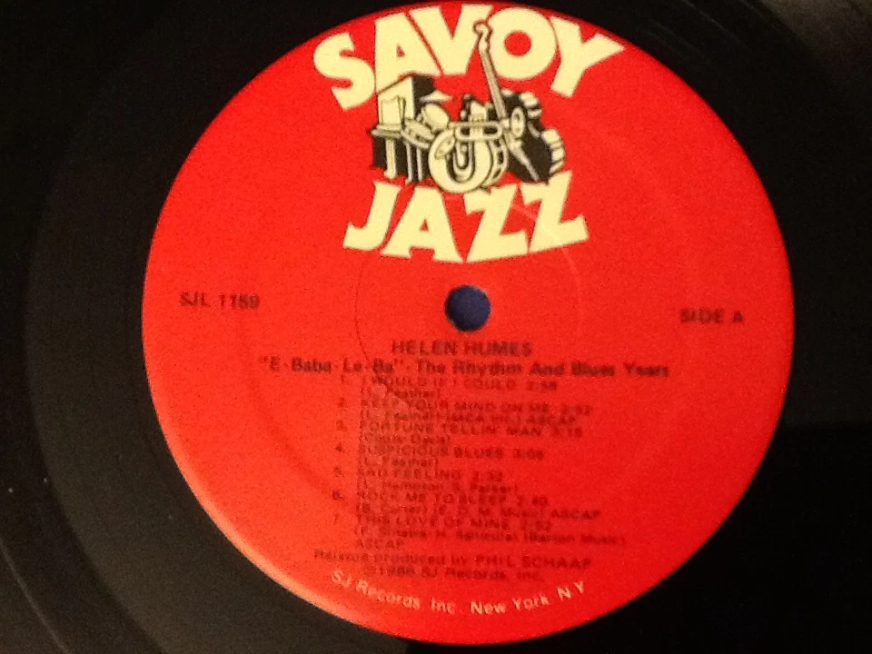 HELEN HUMES~the rhythm and blues years SAVOY JAZZ 1986 all ORIGINAL~A/A ~ Nm/Nm! Foto 4 de 4