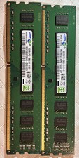 Set Of 2 4GB Samsung M378B5273DH0-CK0 -2 ea. 4GB 2Rx8 PC3-12800U Desktop Ram