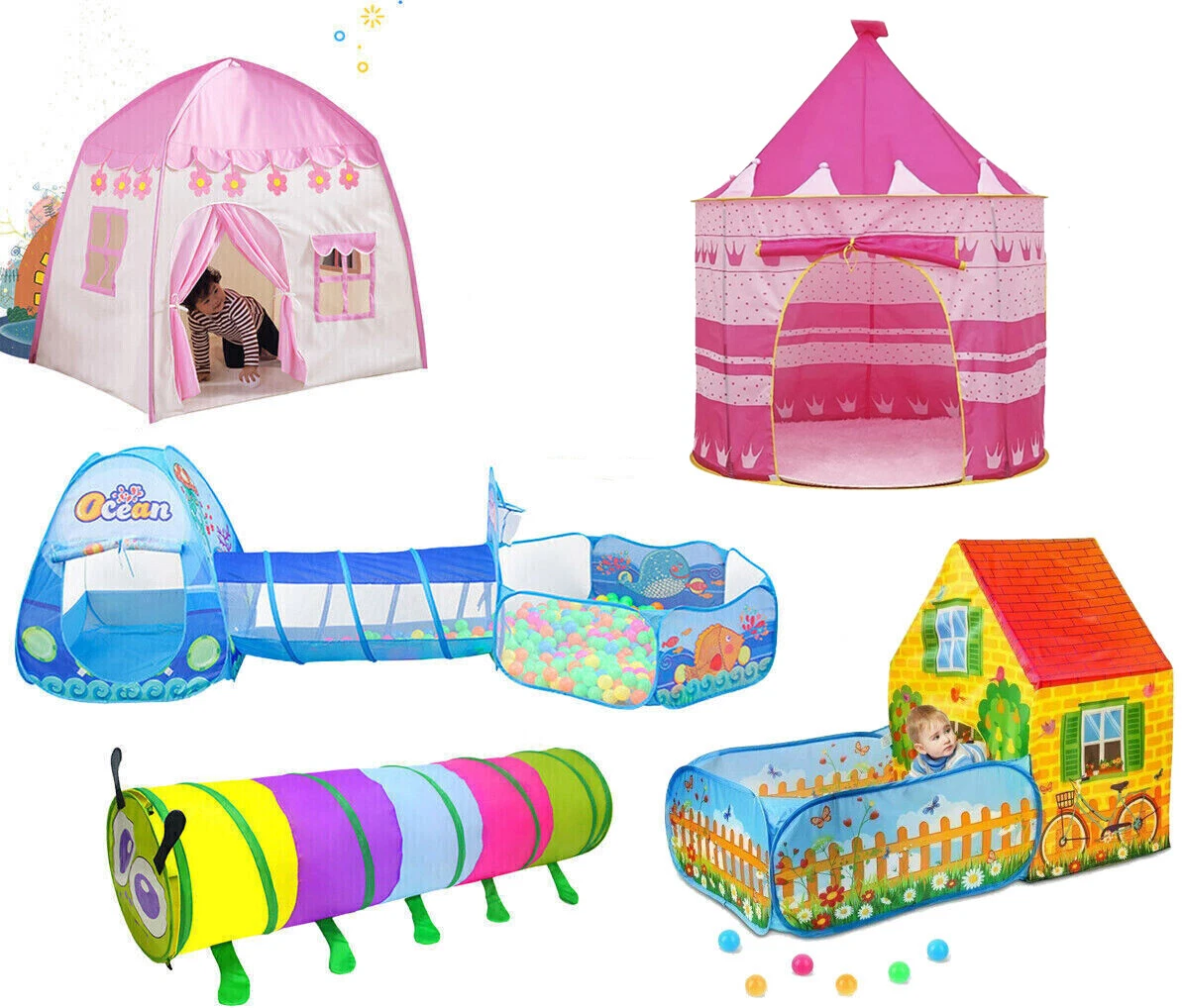 Play tent crawl tunnel 2025