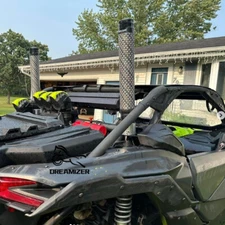 2FT Thick LED Whip Spiral Chasing RGB Fat Whip Lights For Can Am Maverick X3 RS