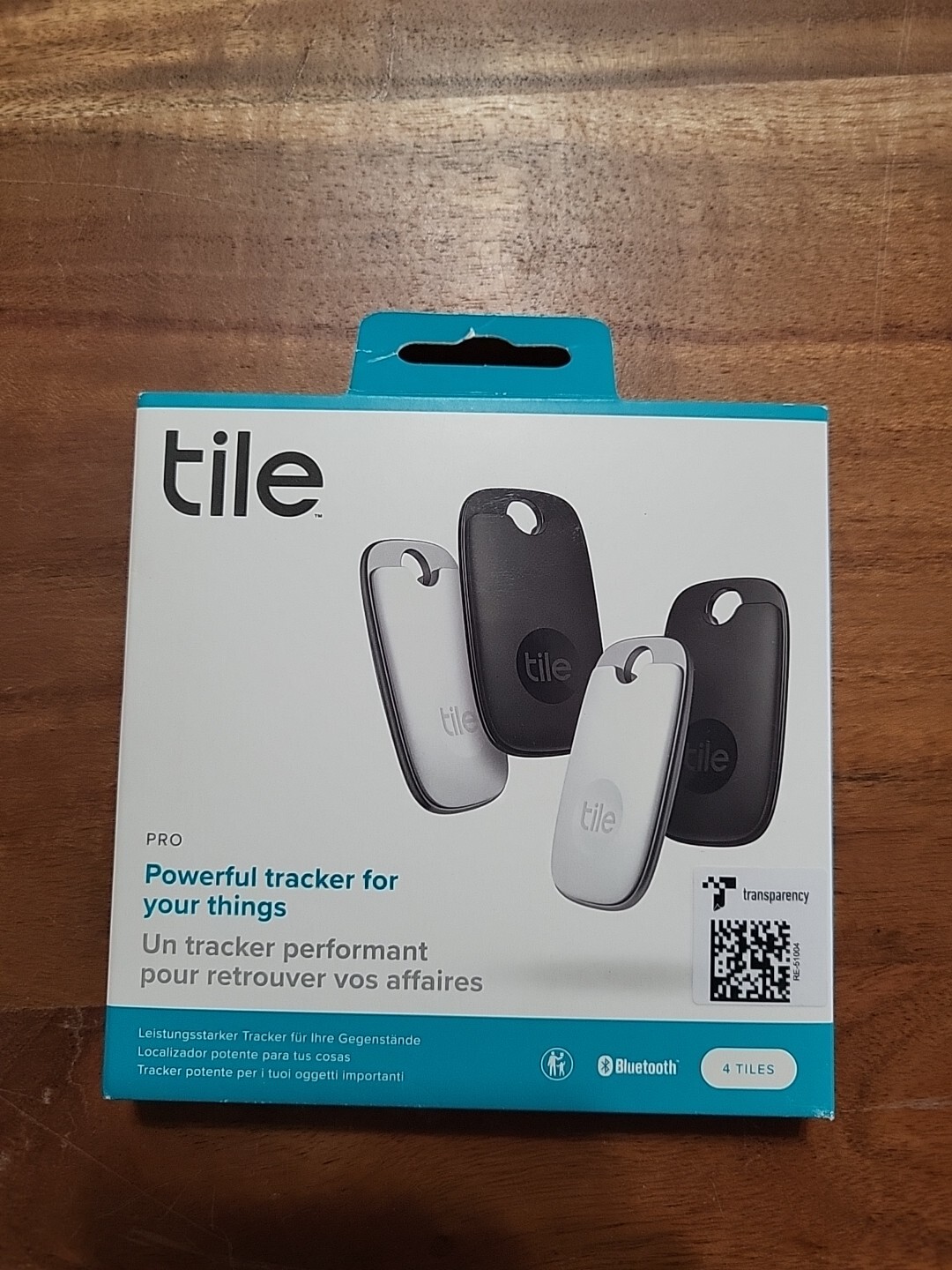 Tile by Life360 - Pro (2022) - 4 Pack Powerful Bluetooth Tracker, Key Finder ...