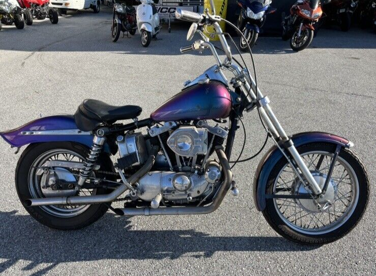 1971 Harley Davidson Sportster XLCH 1000 Oil tank | eBay