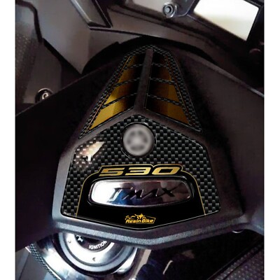 Adesivi 3D compatibili con T-MAX 500-530 2001-2016 Zona Carter Oro-Nero