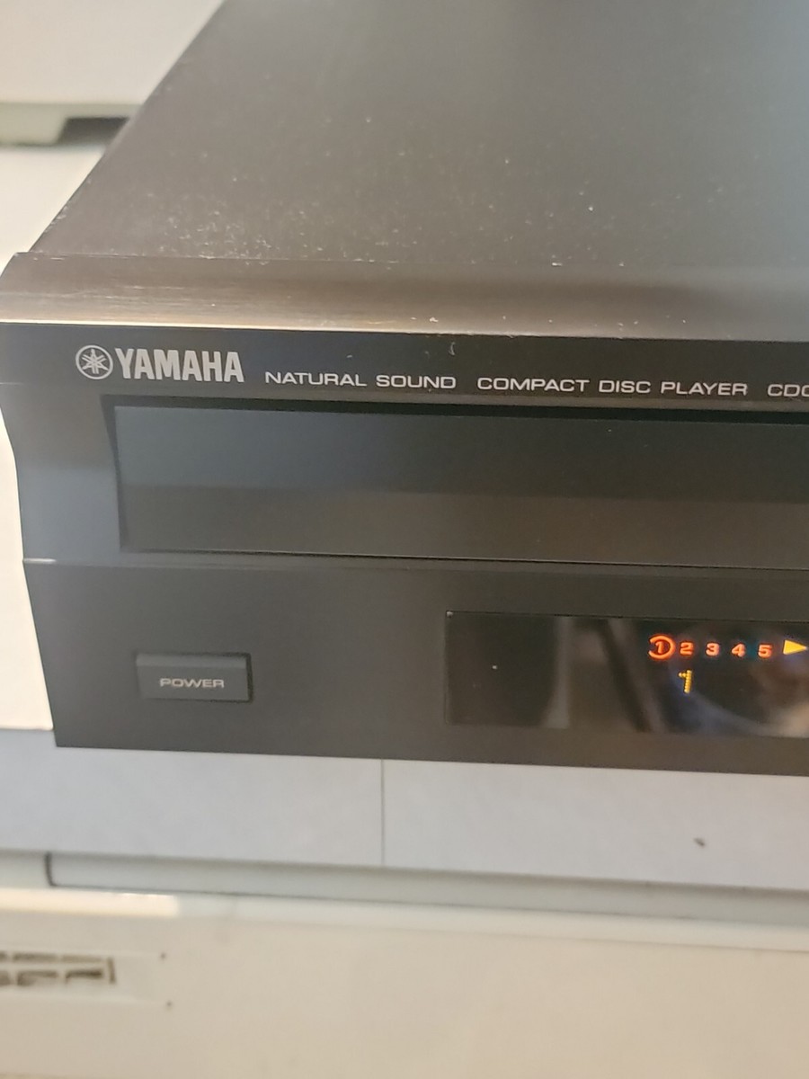 Yamaha CDC-505 5 Disc CD Player Misplaced the Remote Control Works
