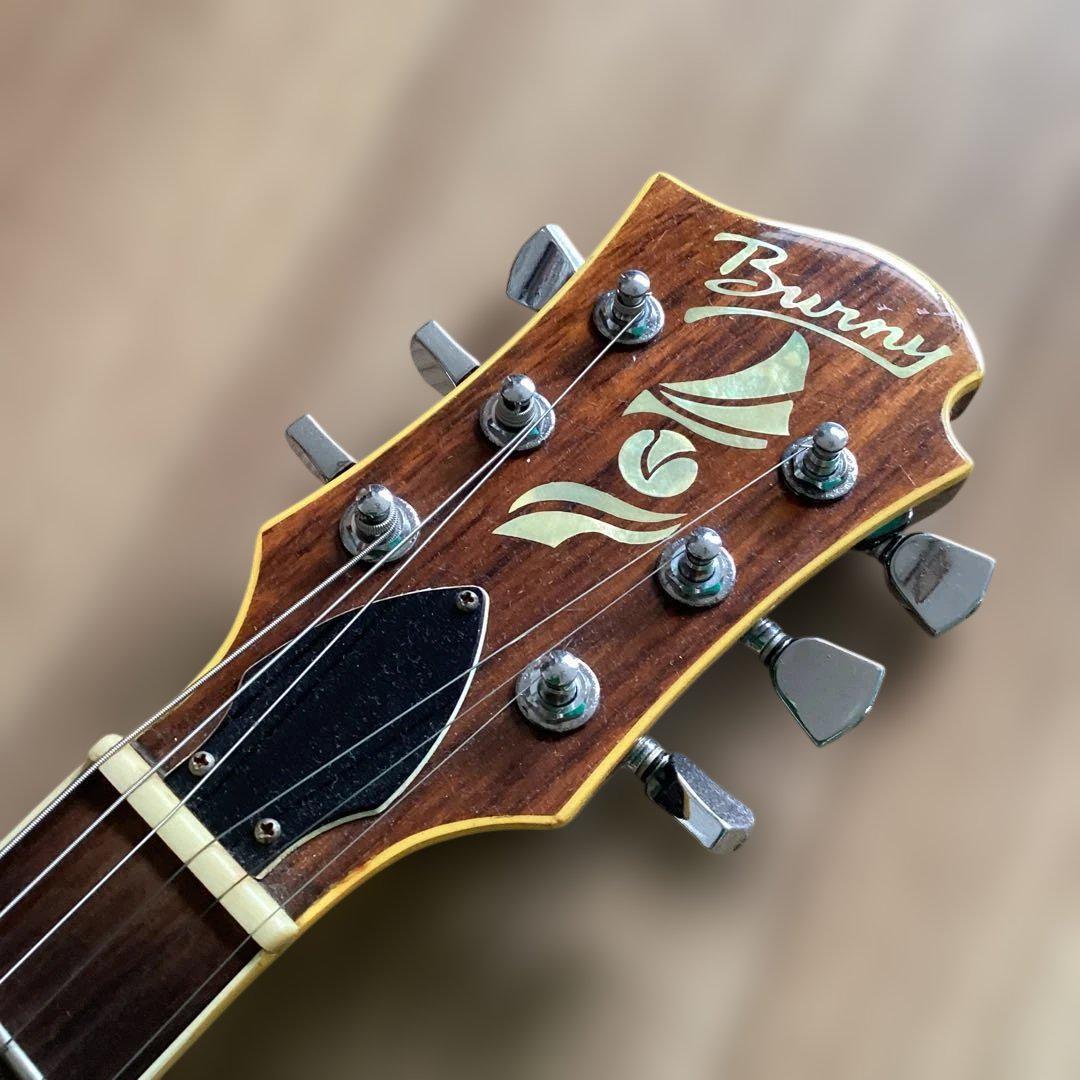 ギター Burny LS-80 Version3 RARE Burny Electric Guitar Ls-80 BSB Brown Burst for sale