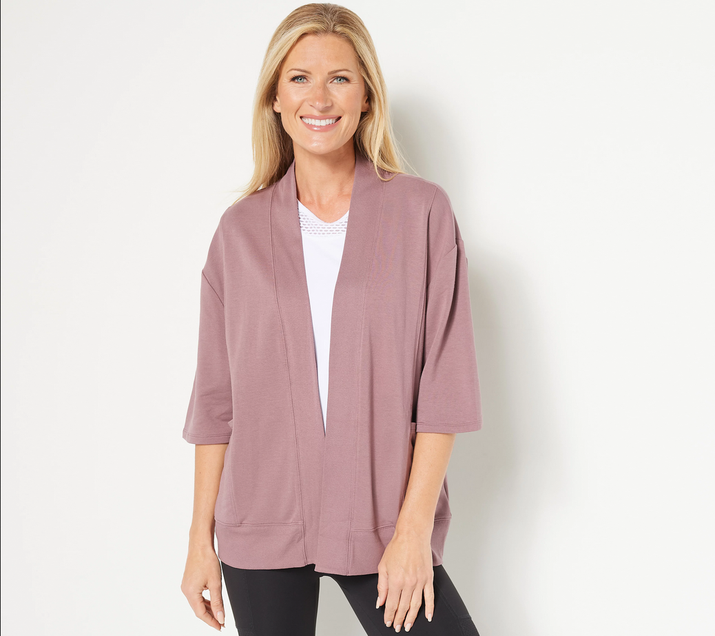 zuda Z-Knit Open Front Topper-Rose Taupe-XL A516777 NEW | eBay