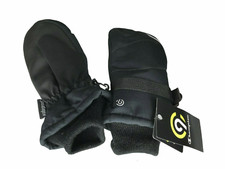 Champion C9 Waterproof Gloves Mittens, Black Reflective Boys Youth 8-16 New NWT
