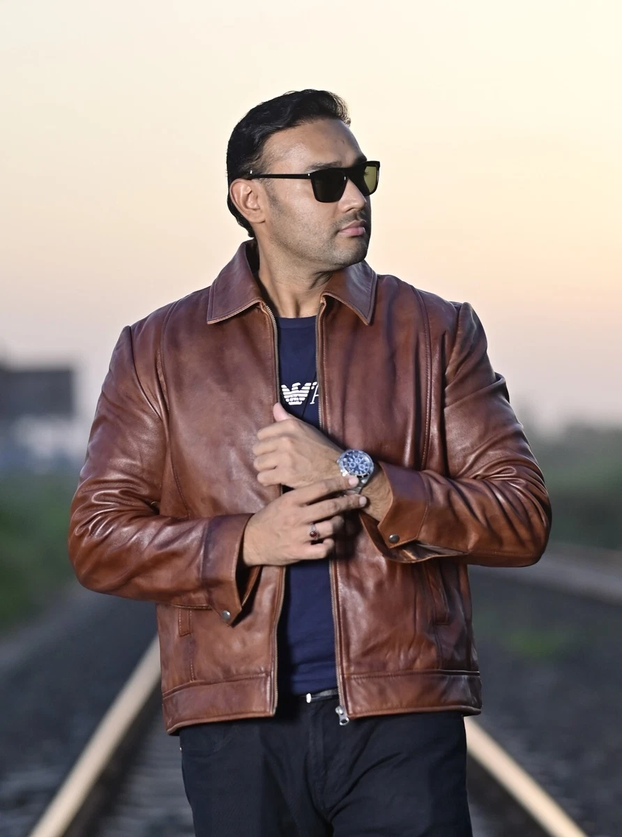 Original jacket leather cheap