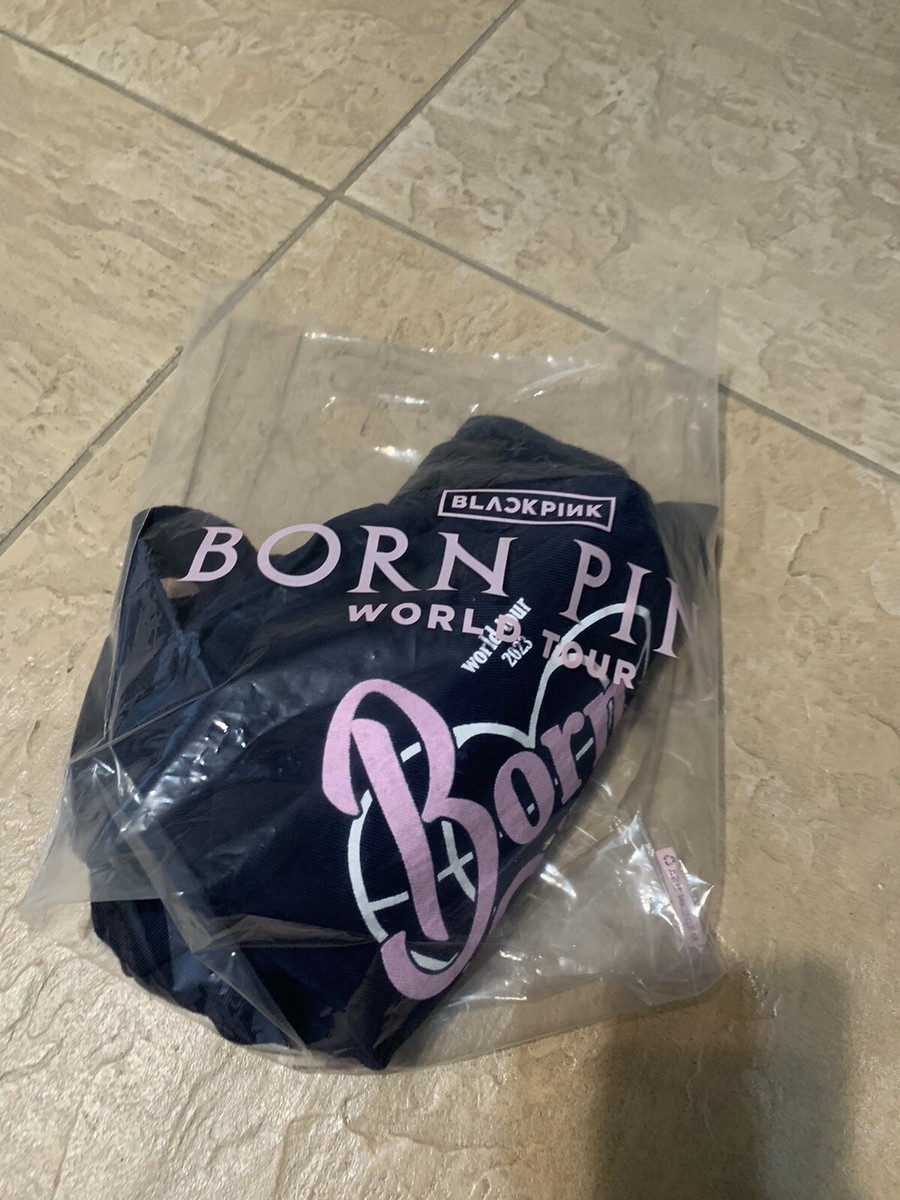 Black Canvas Black Pink Born Pink World Tour 2023 Tote Bag