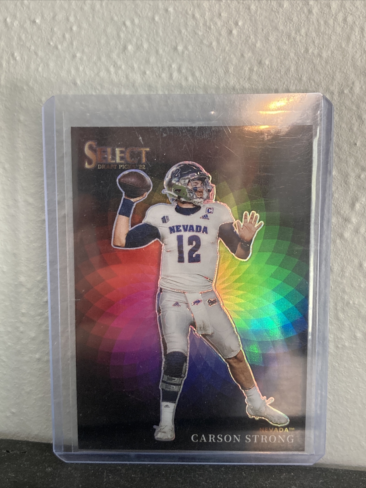 CARSON STRONG Nevada 2022 Panini Select Draft Picks COLOR WHEEL Case Hit SSP