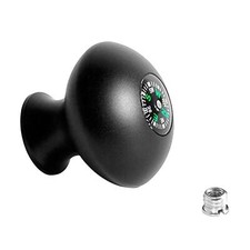 Monopod Walking Stick Knob with Compass 1/4 to 3/8 Hole for Walking Climbing